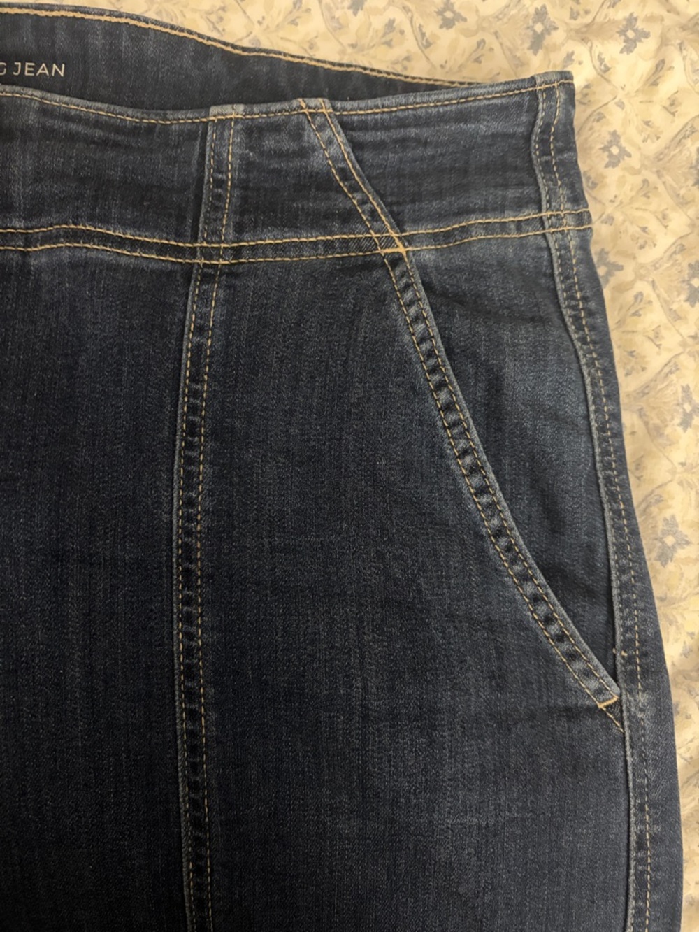Chico’s Pull-On High-Rise Wide-Leg Jeans in Alora Indigo Dark Blue $119.50 - Picture 8 of 15
